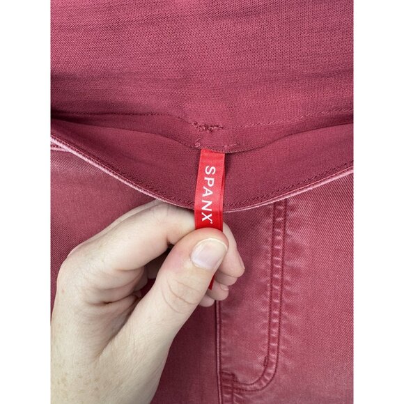 SPANX Stretch Twill Cropped Pants Women Plus Size 3X Slimming Wide Leg High Rise - Picture 3 of 10